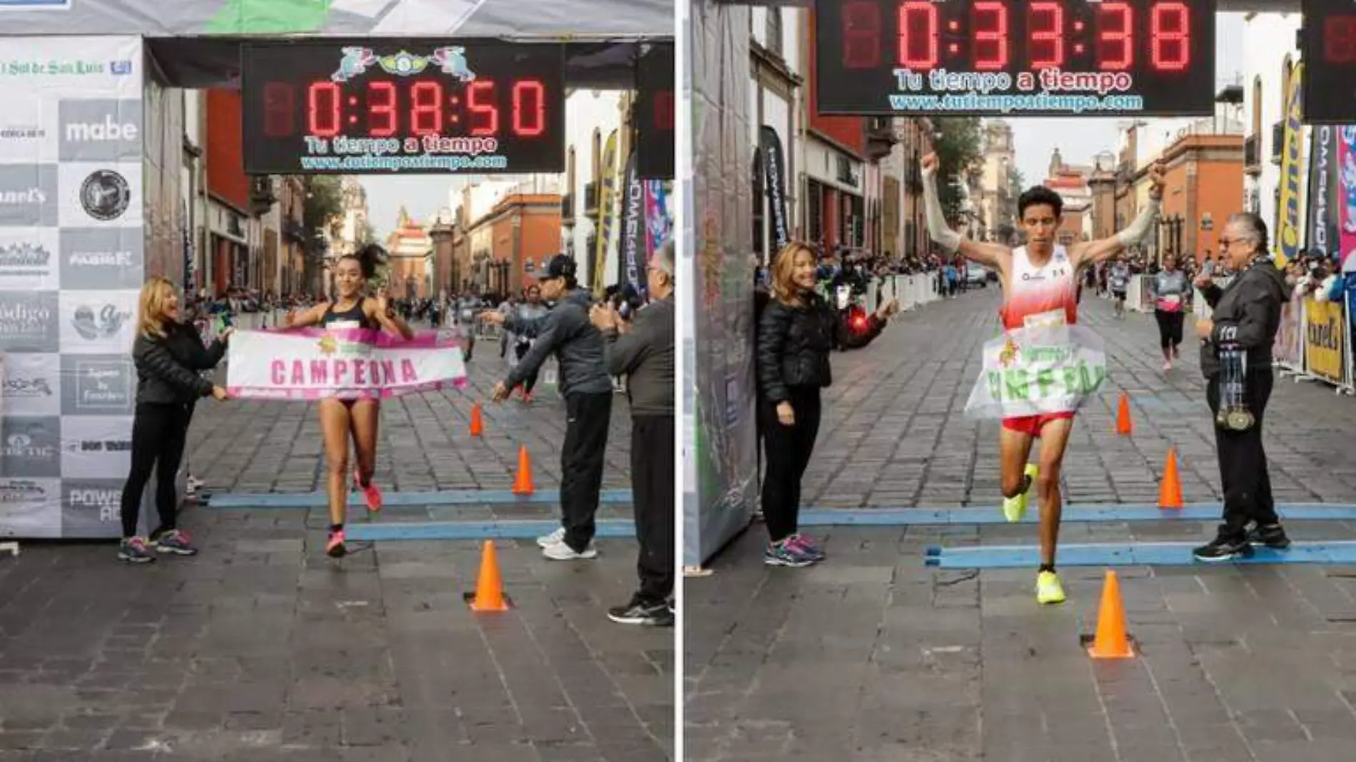 Ganadores carrera 10K El Sol